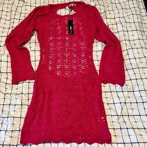 FASHION NOVA CROCHET MINI DRESS